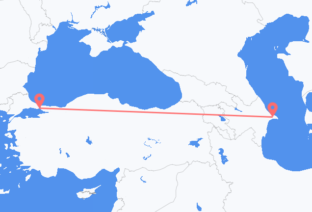 巴库 到伊斯坦堡