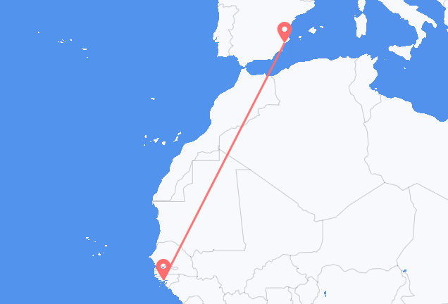 Bissau to Alicante