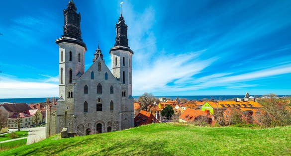 Old church in Visby, Gotland, sweden.