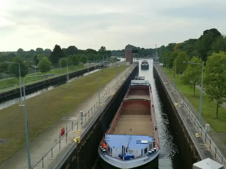 photo of VIEW OF Weserwehr,Bremen Germany.
