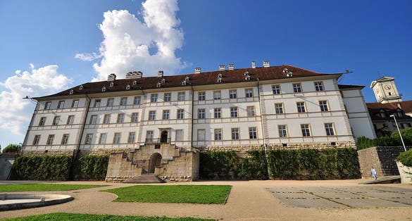 photo of Château de Delémont (Prince-Bishops' Castle) in Delémont, Switzerland.