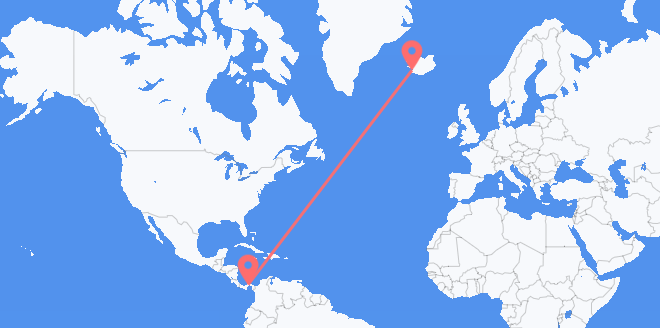 Panamá a Islandia