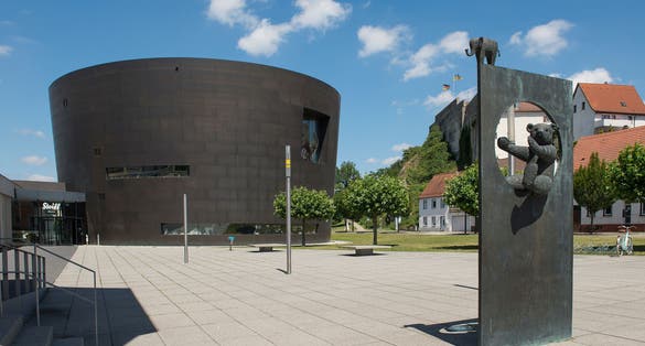 Museum and shop of Steiff toys in Giengen an der Brenz next to the factory of the Steiff toys a famous German brand of stuffed animals and bears