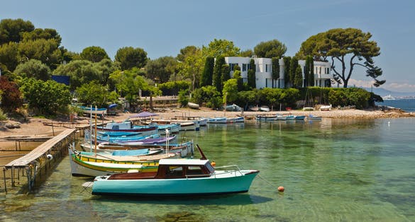 Cap d'Antibes on the Cote d'Azur.