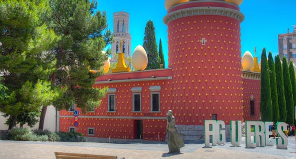 Photo of Torre Galatea at Dali Theatre-Museum in the center of Figueres, Spain.