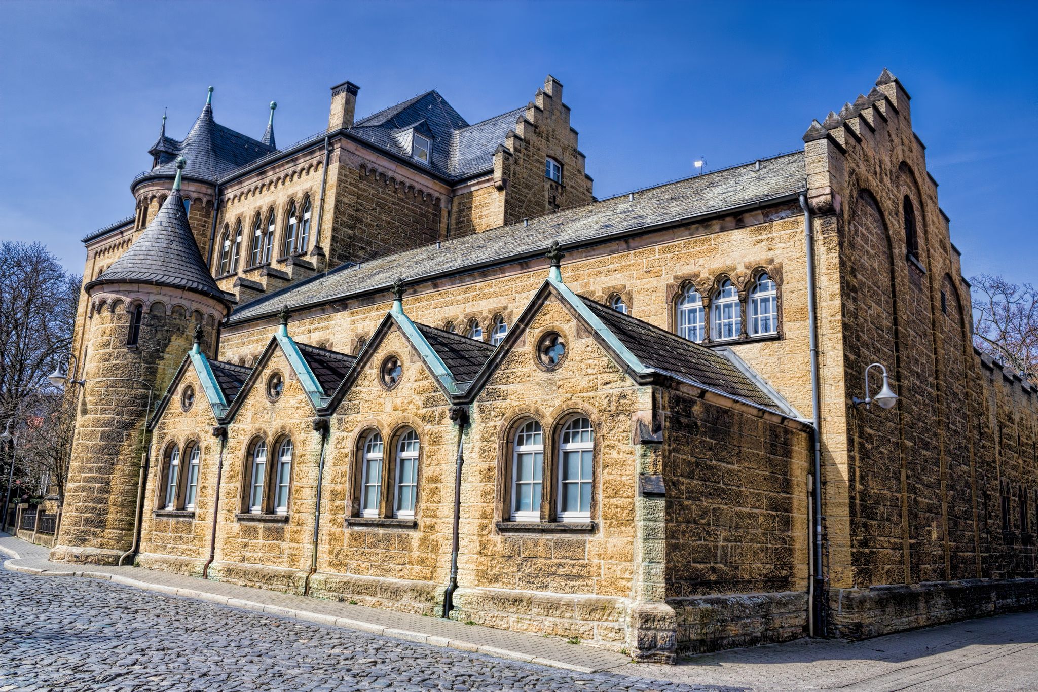 Goslar, Germany - historic citizen boy school in the old town