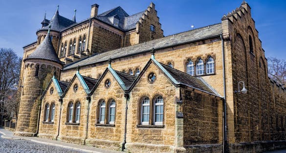 Goslar, Germany - historic citizen boy school in the old town