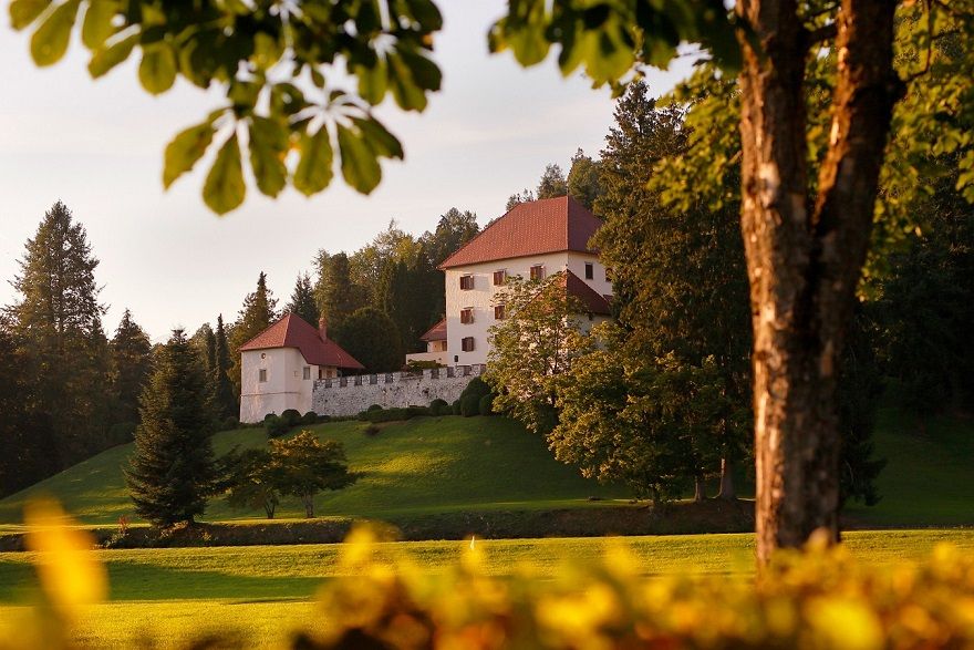 Strmol Castle - Cafe, Cerklje na Gorenjskem, Slovenia