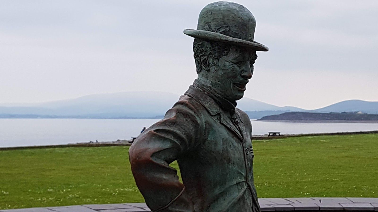 Charlie Chaplin Statue, Waterville, Loughcurrane ED, Kenmare Municipal District, County Kerry, Munster, Ireland