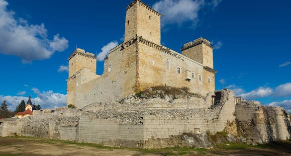 Gothic castle of Diosgyor most spectacular tourist sight of Miskolc, Hungary
