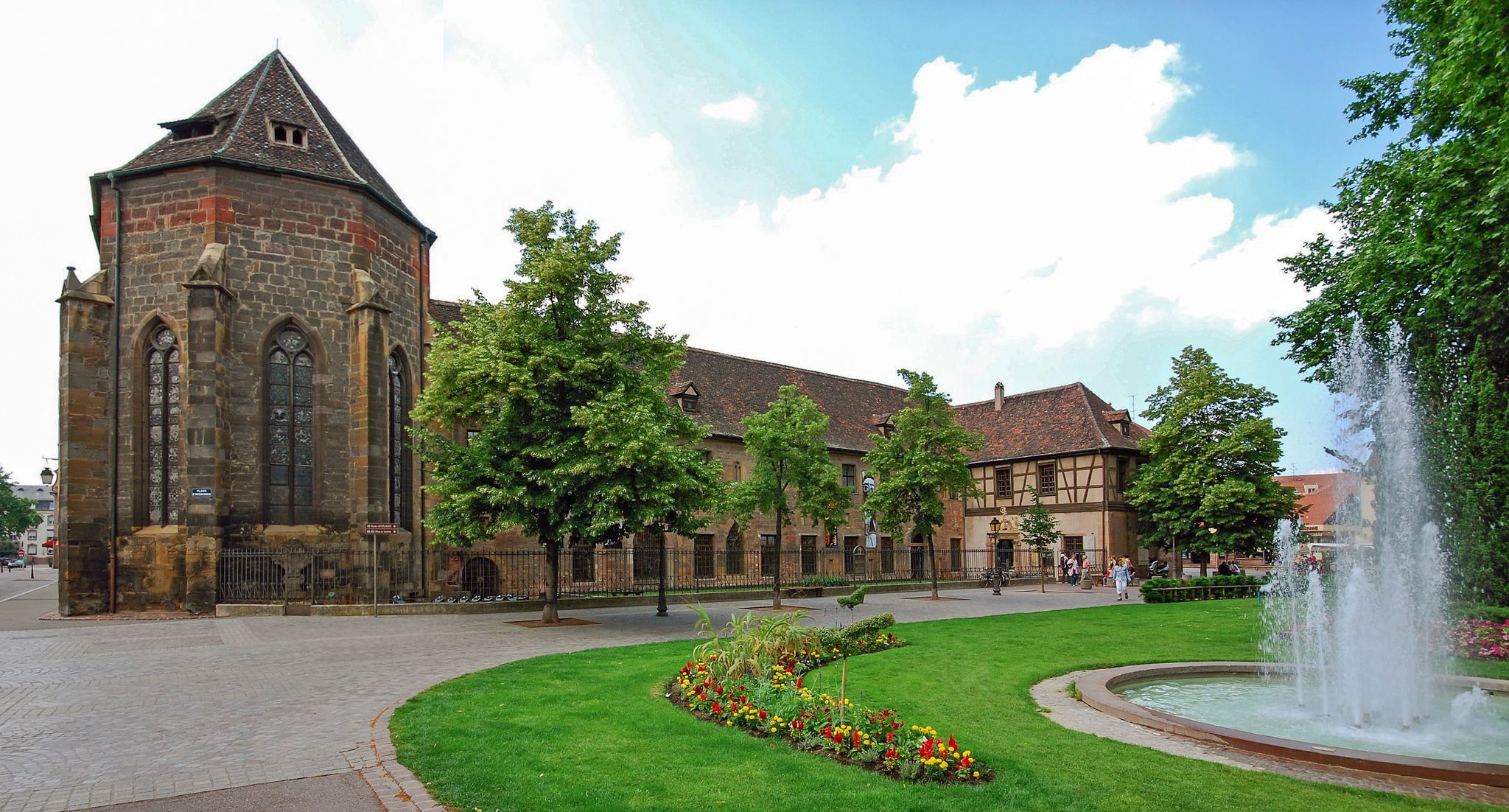Unterlinden Museum is located in Colmar, in the Alsace region of France. 