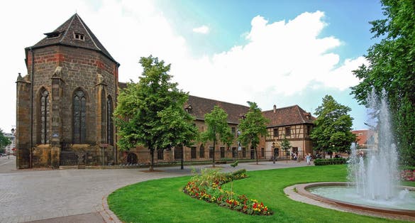 Unterlinden Museum is located in Colmar, in the Alsace region of France. 
