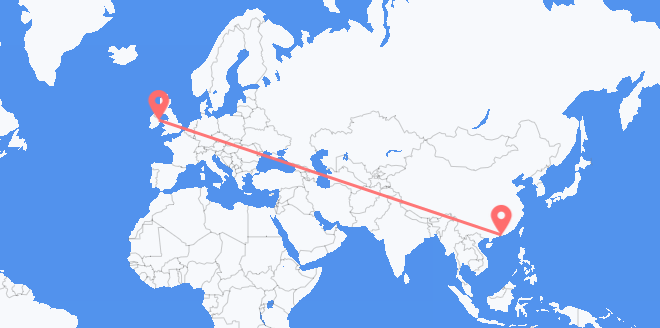 Hongkong nach Irland