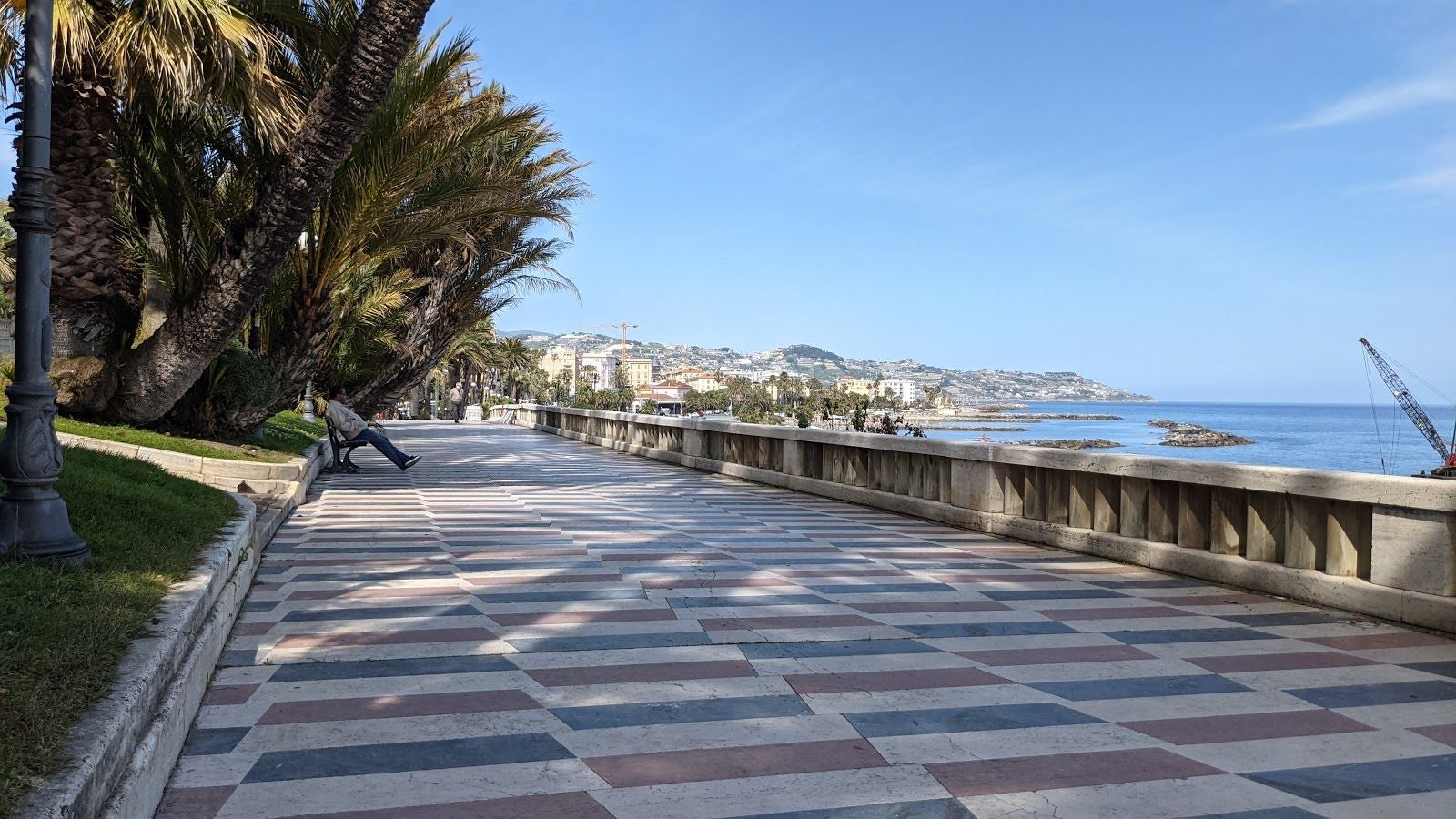 Passeggiata dell'Imperatrice, Sanremo, Imperia, Liguria, Italy