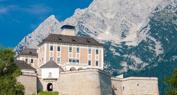 The Trautenfels castle at Stainach Irdning in the Austrian Ennstal