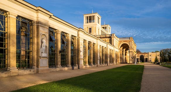 The Orangery Palace view in Potsdam of Germany