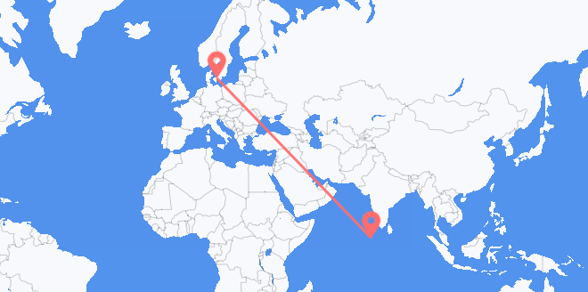 le Maldive alla Danimarca