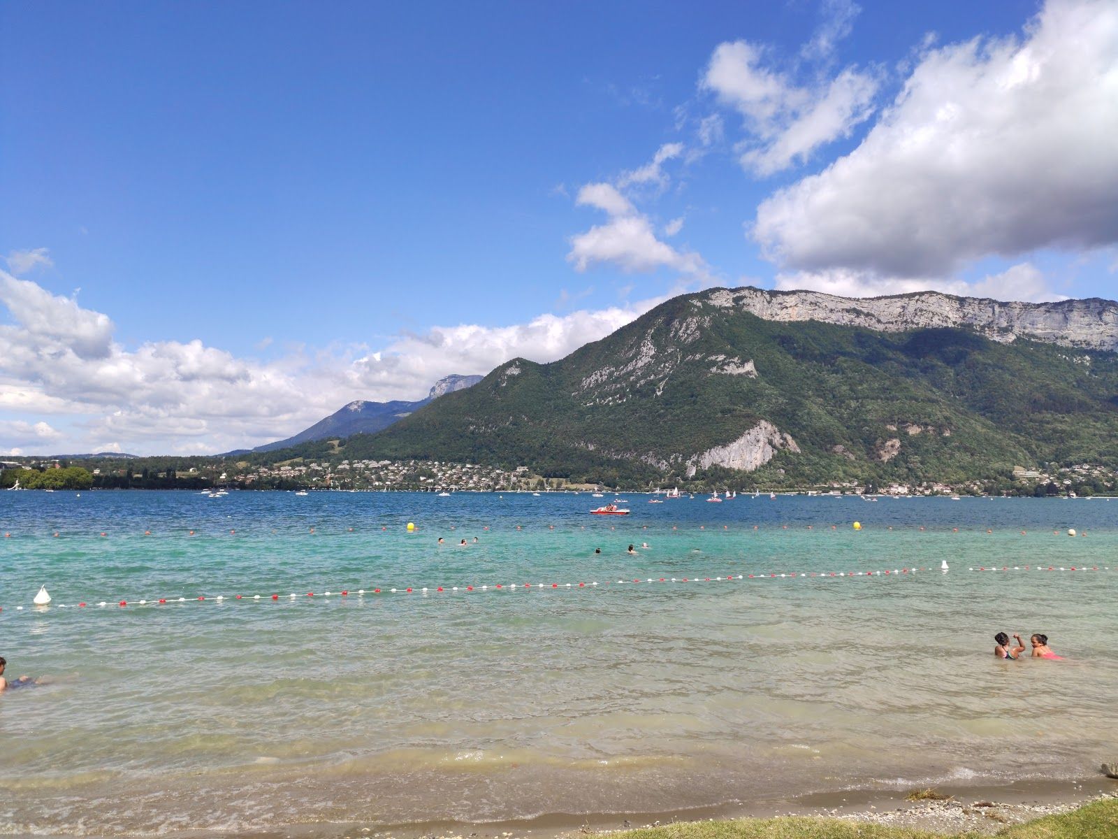 Plage des Marquisats, Annecy, Upper Savoy, Auvergne-Rhône-Alpes, Metropolitan France, France