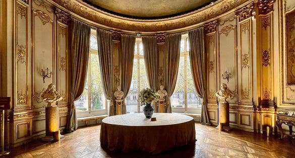 photo of inside the Musée Jacquemart-André in Paris, France.