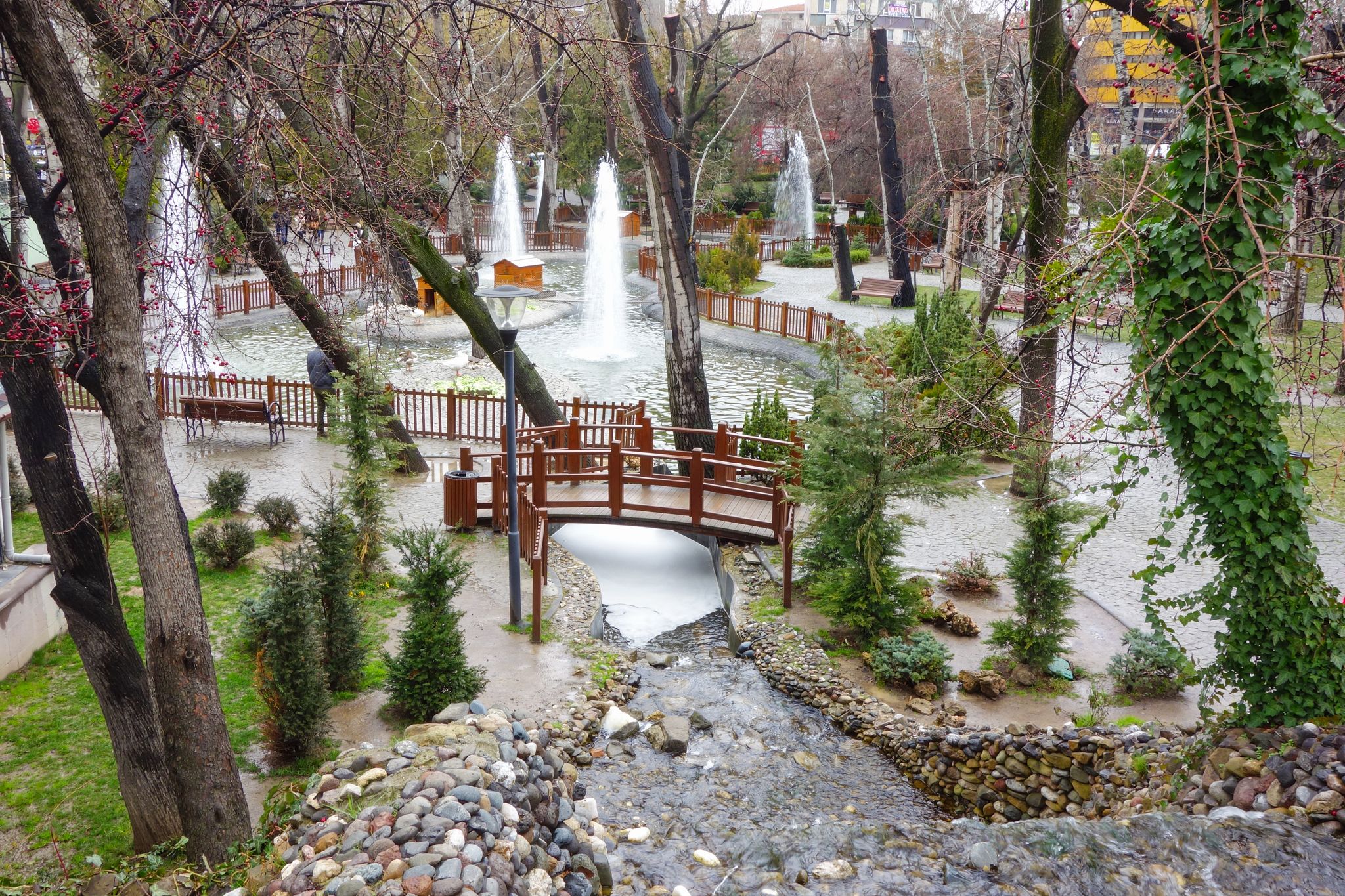 photo of Kuğulu Park in Çankaya, Ankara, Turkey.