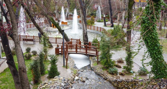 photo of Kuğulu Park in Çankaya, Ankara, Turkey.