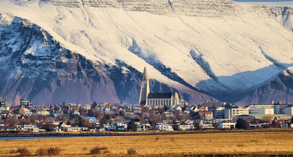 Photo of Reykjavk, Iceland .