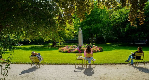 Photo of Luxembourg gardens in Paris, France