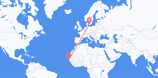 der Senegal nach Dänemark