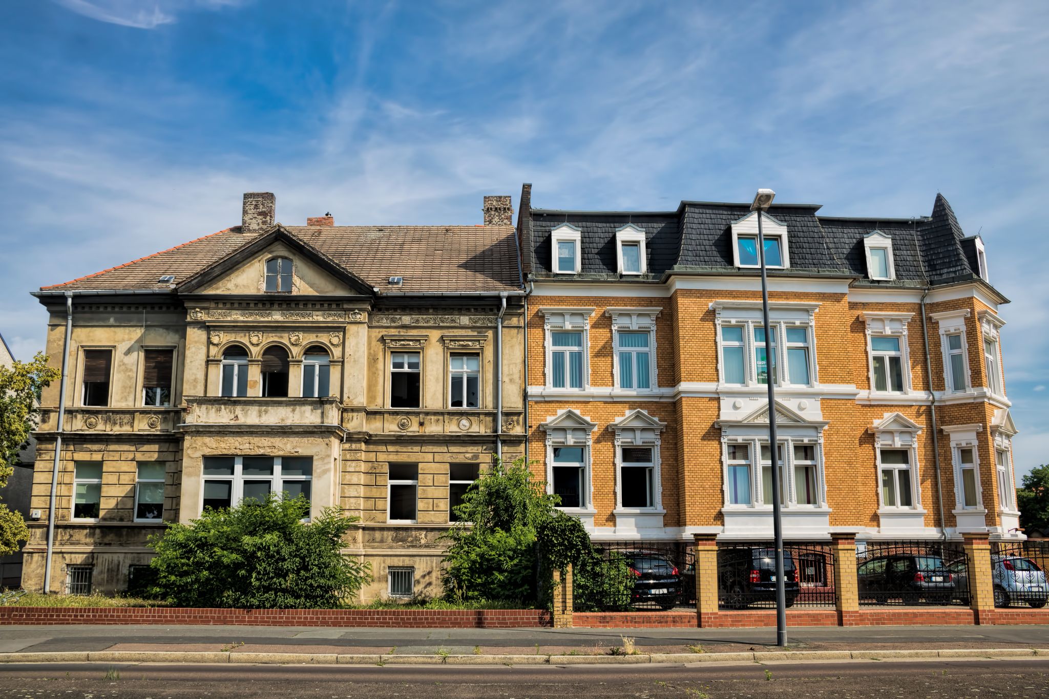 Photo of bitterfeld, germany - historic houses in the old town .