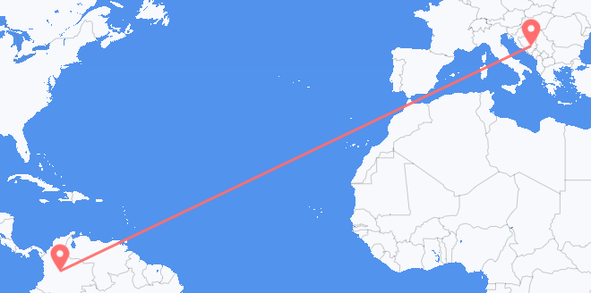 Colombia a Bosnia y Herzegovina