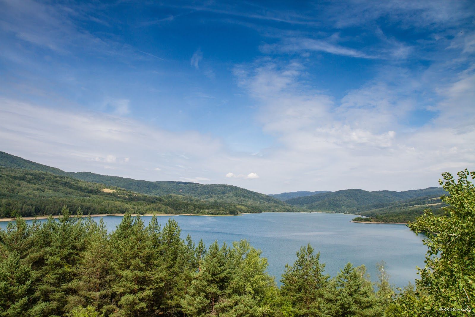 Starina reservoir, Starina nad Cirochou, Stakčín, District of Snina, Region of Prešov, Eastern Slovakia, Slovakia