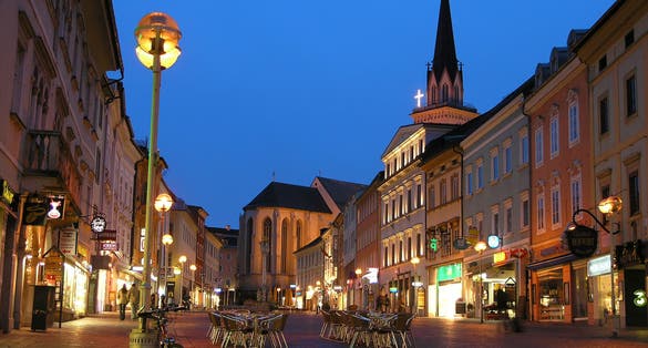 Evening in Villach