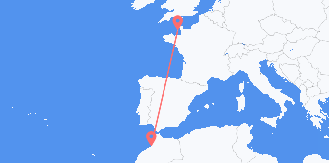 モロッコ ジャージー行き