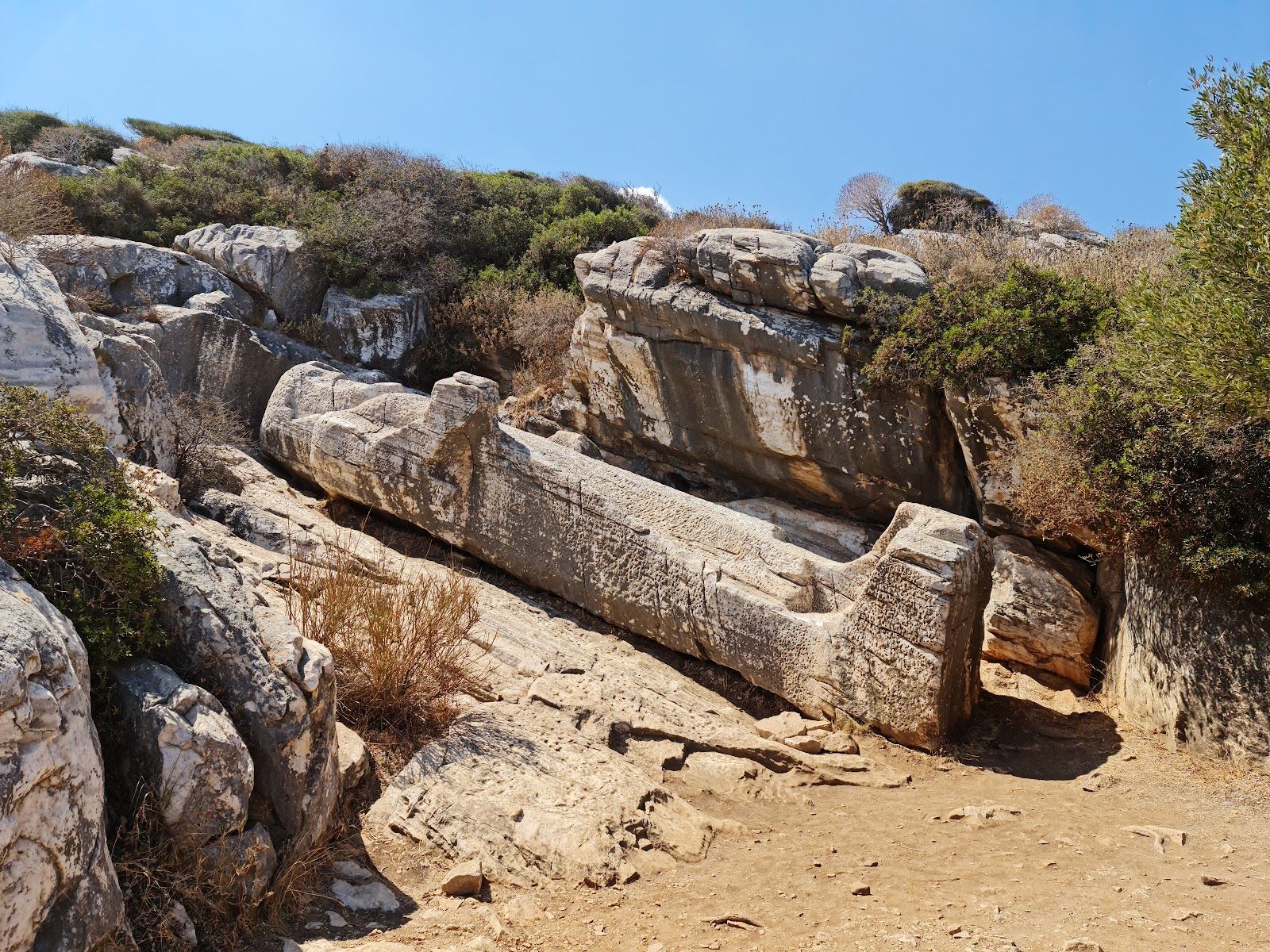 Apollonas Kouros, Municipality of Naxos and the Lesser Cyclades, Naxos Regional Unit, South Aegean, Aegean, Greece