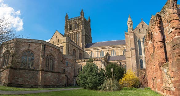 Worcester Cathedral, West Midlands, England, United Kingdom, Europe