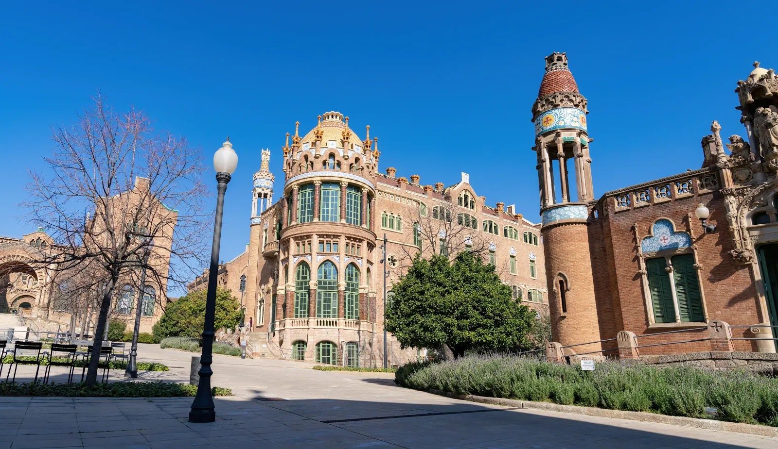 Recinte Modernista de Sant Pau, el Guinardó, Horta-Guinardó, Barcelona, Barcelonès, Catalonia, Spain