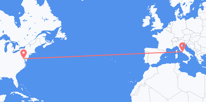 the United States to Italy