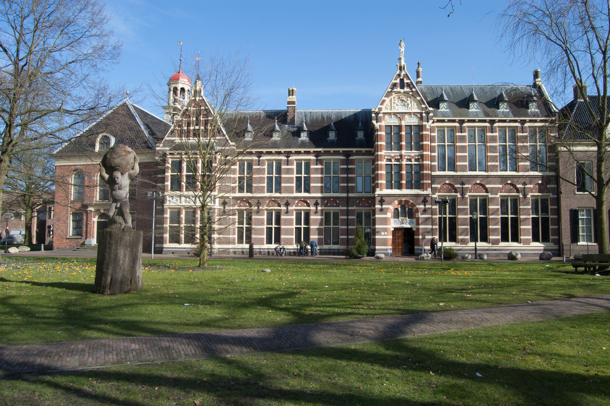 photo of Drents museum. Old governmental building (1882-1886) on the Green in Assen.