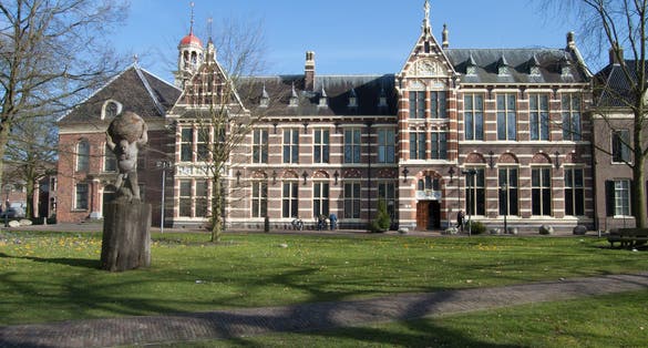 photo of Drents museum. Old governmental building (1882-1886) on the Green in Assen.