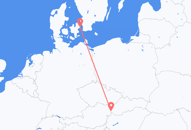 Bratislava to Copenhagen