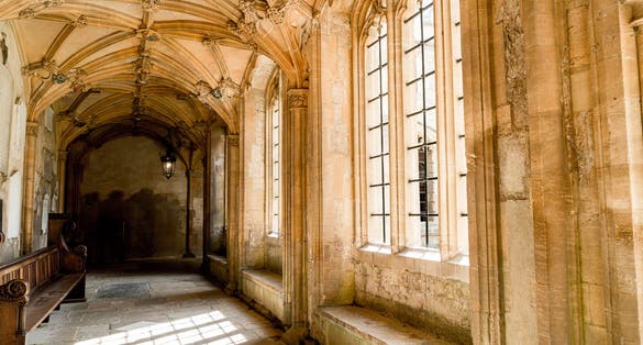 Photo of beautiful interior of Christ Church Cathedral Oxford, United Kingdom.
