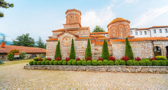 Photo of Monastery of Saint Naum or Sveti Naum is an eastern orthodox monastery near Ohrid city in North Macedonia.