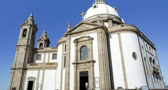 Photo of Sanctuary of Sameiro in Braga, north of Portugal.