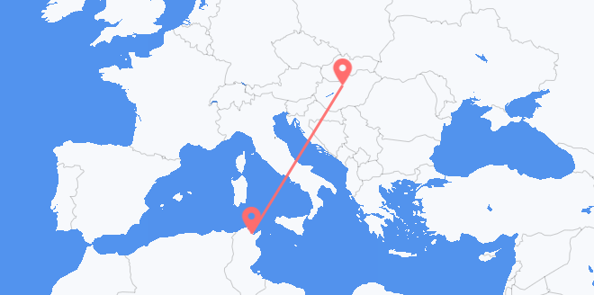 チュニジア ハンガリーへ