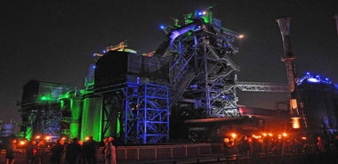 Torchlight tour of the old ironworks