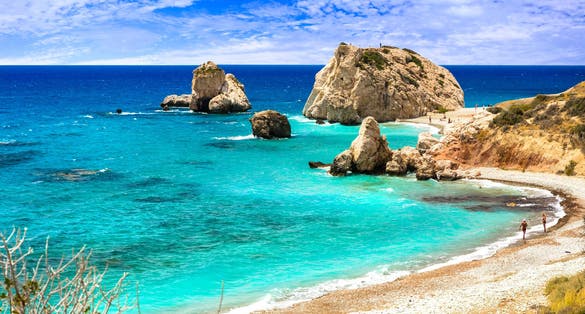 Photo of Beautiful beach near Paphos.