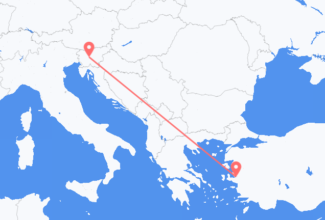 Izmir to Ljubljana