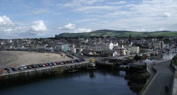 photo of view of Peel, Peel, the Isle of Man.
