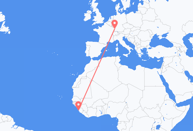 Freetown to Strasbourg