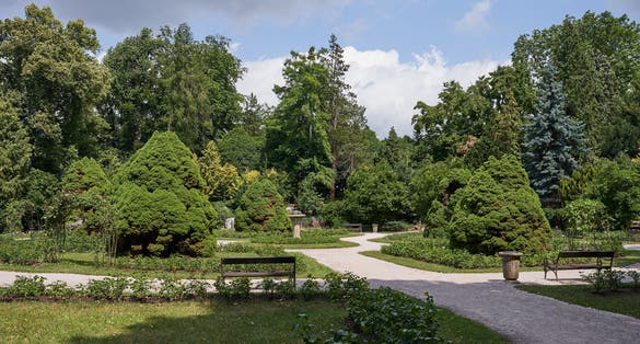 Photo of the Jirasek Park ,Hradec Kralove, Czech Republic.